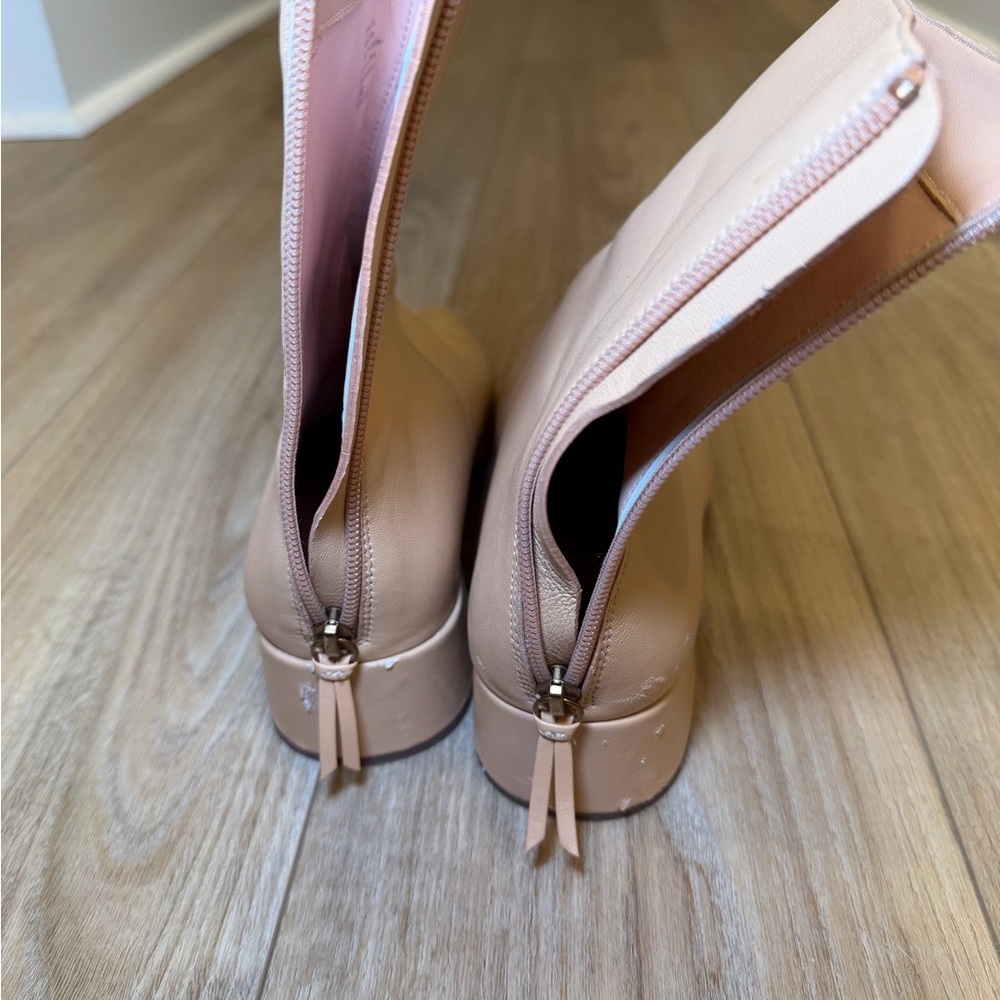 J Crew Roxie Women’s Nude Leather Boots - Picture 2 of 8